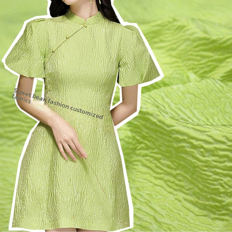 Summer Clothing Wholesale - الحبوب الداكنة الديباج الجاكار النسيج الربيع