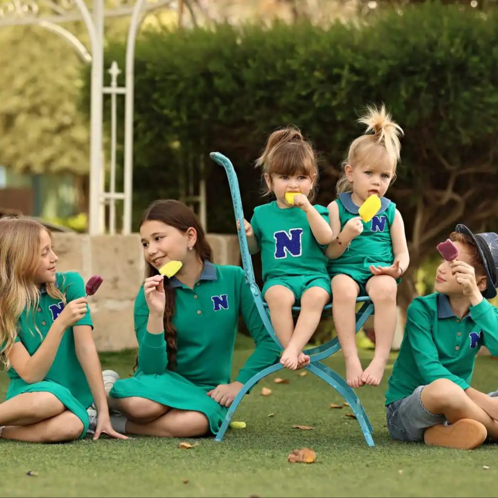 Summer Clothing Baby Girl - مجموعة ملابس مالي الأخضر لعام 2026