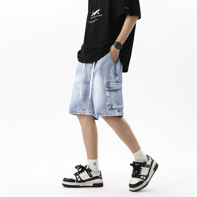 Summer Clothing Brands - شورت جينز رجالي صيفي بتصميم عصري