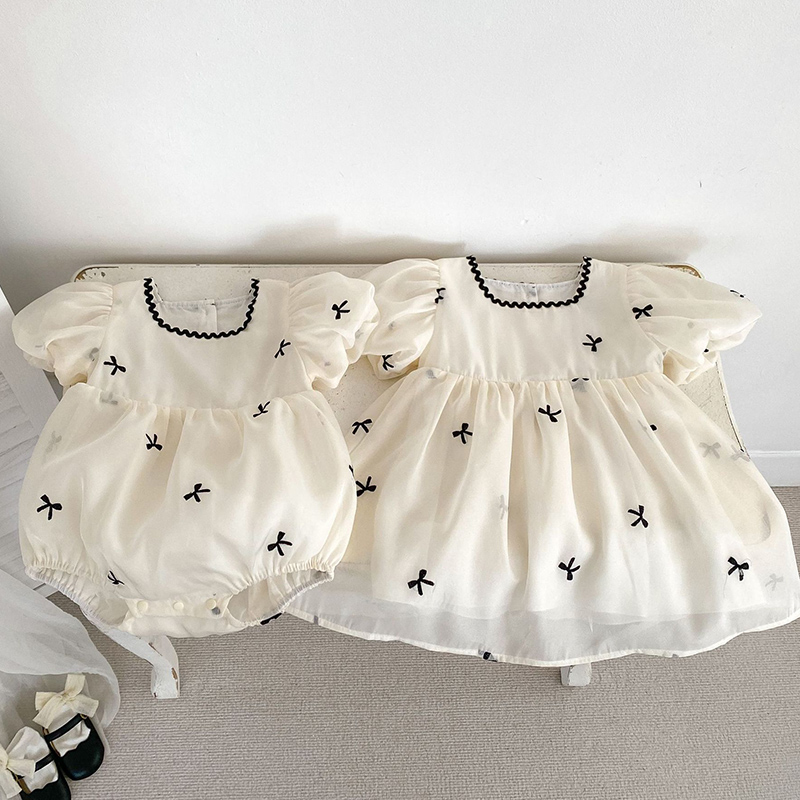 أطفال الأخوات ملابس الصيف طفلة - مراجعة Summer Clothing Baby Girl وسعره