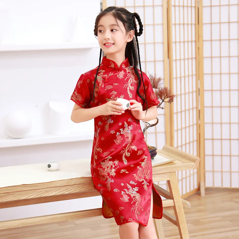 Summer Children's Cheongsam Mo - مراجعة Summer Clothing Baby Girl وسعره