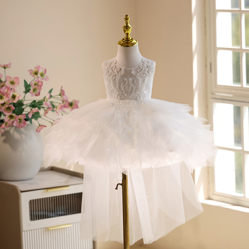 فستان أبيض لعيد الميلاد الأول  - مراجعة Summer Clothing Baby Girl وسعره
