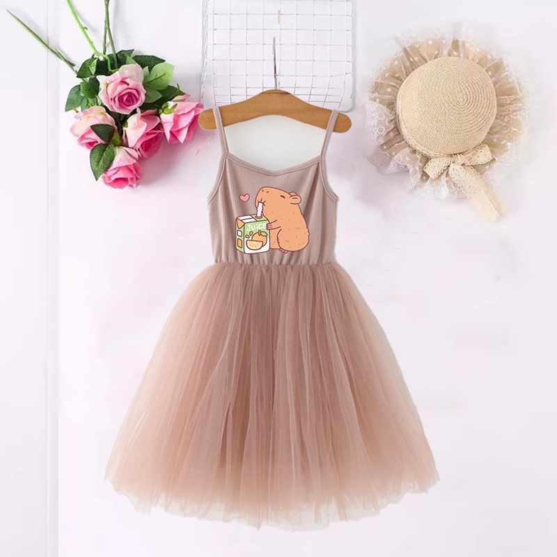 فساتين كابيبارا للفتيات مطبوعة - مراجعة Summer Clothing Baby Girl وسعره
